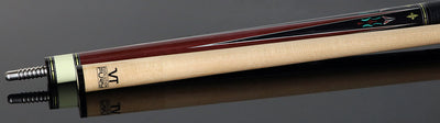Fury Graphic Pool Cue with Pebble Grain Leather Wrap - FUVT4