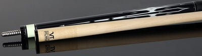 Fury Graphic Pool Cue with Pebble Grain Leather Wrap - FUVT6
