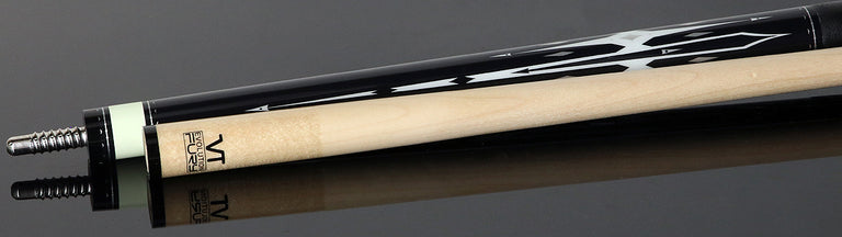 Fury Graphic Pool Cue with Pebble Grain Leather Wrap - FUVT6