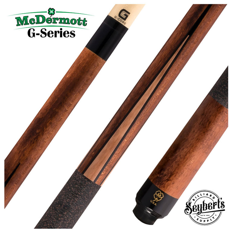 McDermott G Core Series Cherry Stained Maple with Maple Points Play Cue