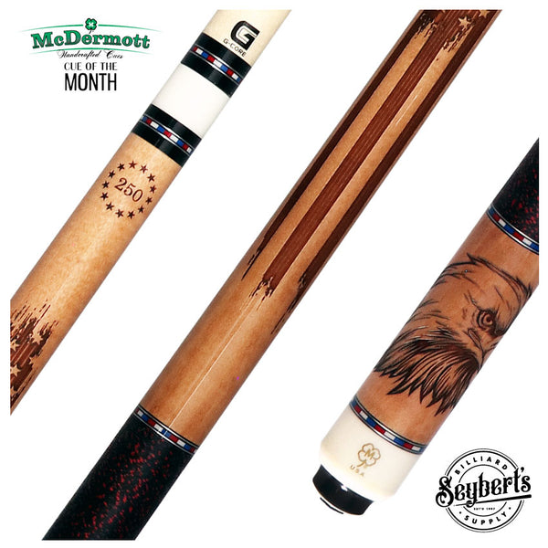 McDermott USA 250th Anniversary Wildfire Cue of the Month with G