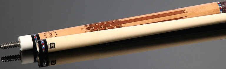 McDermott USA 250th Anniversary Wildfire Cue of the Month with G-Core Shaft