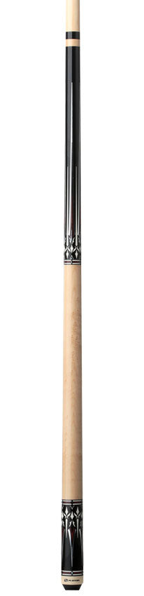 Players Graphic Series Birdseye and Black No Wrap Pool Cue