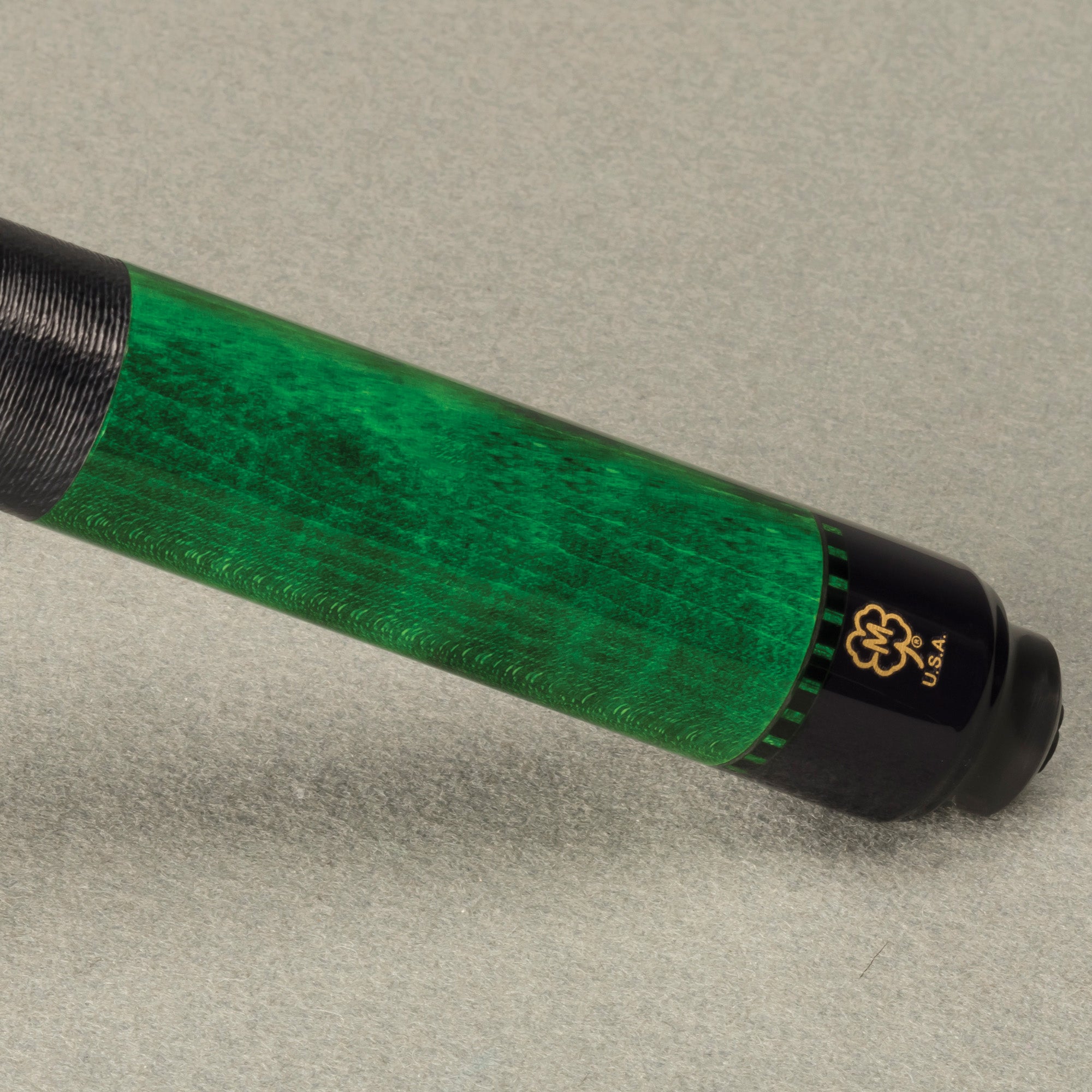 McDermott G Core Series Emerald Green Stained Maple Play Cue with