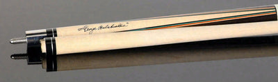 Balabushka GB Series Birdseye Maple Forearm and Rosewood Points and Buttsleeve Pool Cue with Irish Linen Wrap