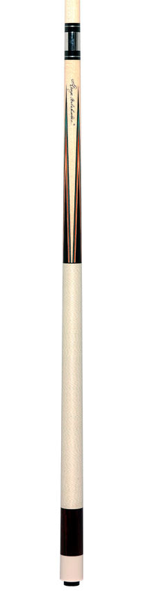 Balabushka GB Series Birdseye Maple Forearm and Rosewood Points and Buttsleeve Pool Cue with Irish Linen Wrap