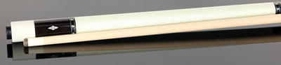 Balabushka GB Series Brown-Stained Birdseye Maple Forearm with 4 Ebony Points and Mother of Pearl Inlays Pool Cue Irish Linen Wrap