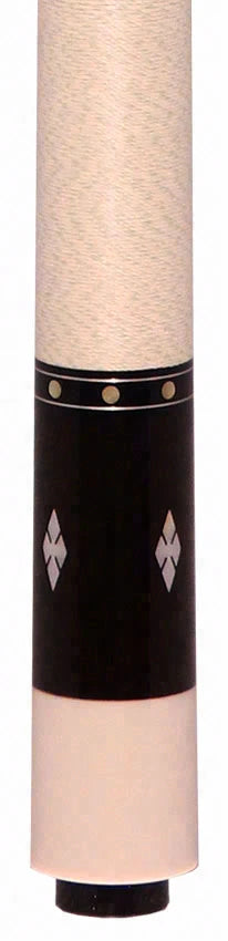 Balabushka GB Series Brown-Stained Birdseye Maple Forearm with 4 Ebony Points and Mother of Pearl Inlays Pool Cue Irish Linen Wrap