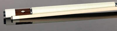 Balabushka Core Series Rosewood Forearm and Buttsleeve with Notched Diamond Inlays Pool Cue with Irish Linen Wrap