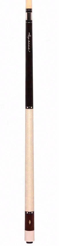 Balabushka Core Series Rosewood Forearm and Buttsleeve with Notched Diamond Inlays Pool Cue with Irish Linen Wrap