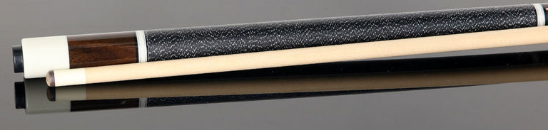 Balabushka Core Series Straight Grain Maple Forearm with 4 Rosewood Points and White Juma Rings Pool Cue with Irish Linen Wrap