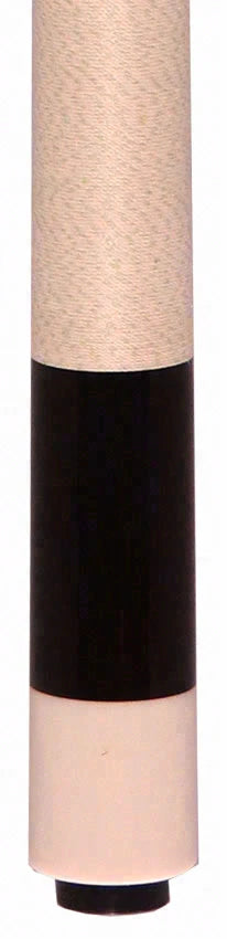 Balabushka GB Series Brown-Stained Birdseye Maple Forearm and Ebony Points and Buttsleeve Pool Cue with Irish Linen Wrap