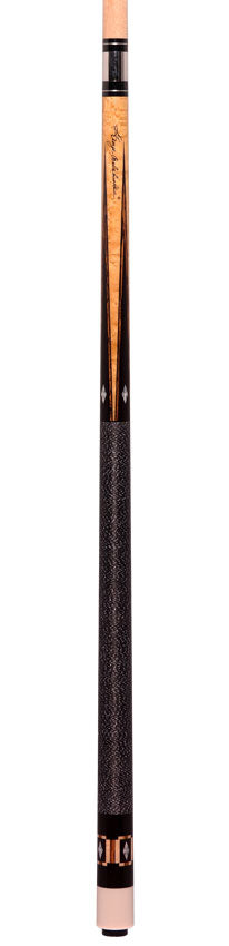 Balabushka GB Series Birdseye Maple Forearm with Ebony Points and Bocote/Mother of Pearl Inlays Pool Cue with Irish Linen Wrap