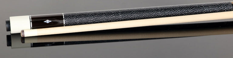 Balabushka GB Series Birdseye Maple Forearm with Ebony Points and with Natural and Ebony Veneers Pool Cue with Irish Linen Wrap