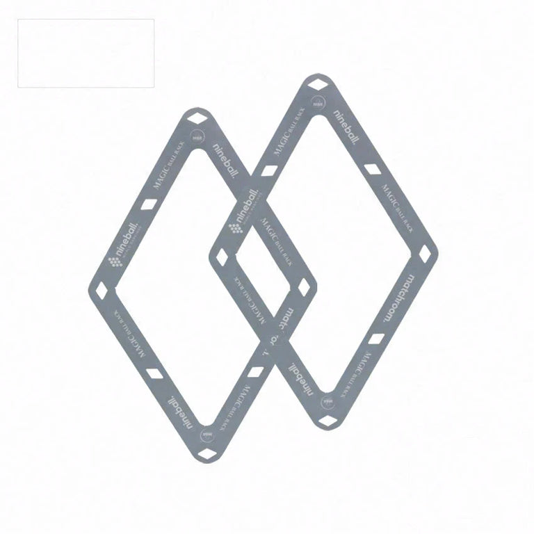 Magic Ball Racks Pro 9 Ball Grey Edition - 2 Racks