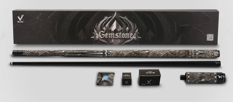 EVO Gemstone Nightglow No Wrap Pool Cue Maxbing Edition
