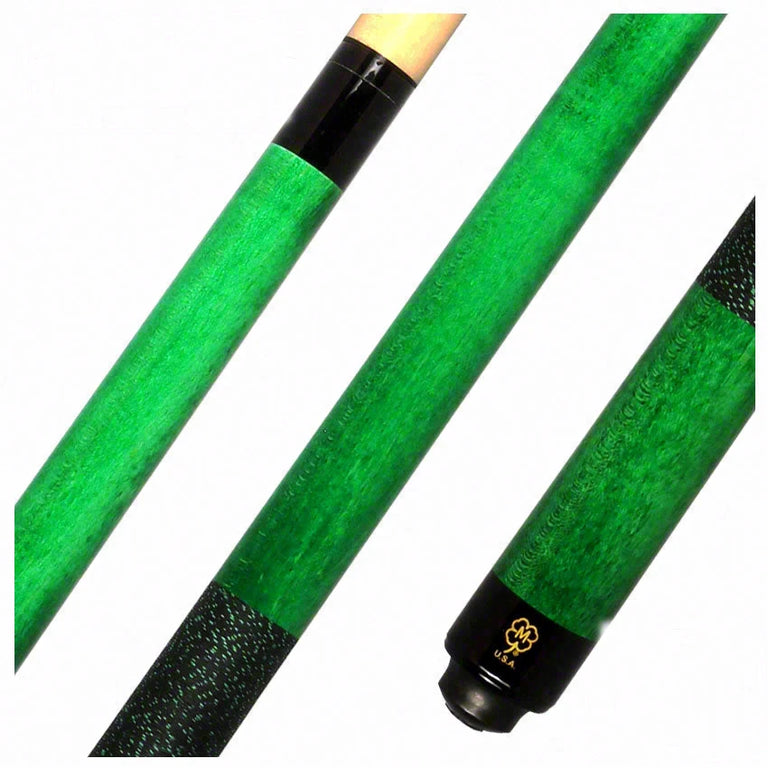 McDermott GS Series Emerald Green Stained Michigan Maple Pool Cue - GS05