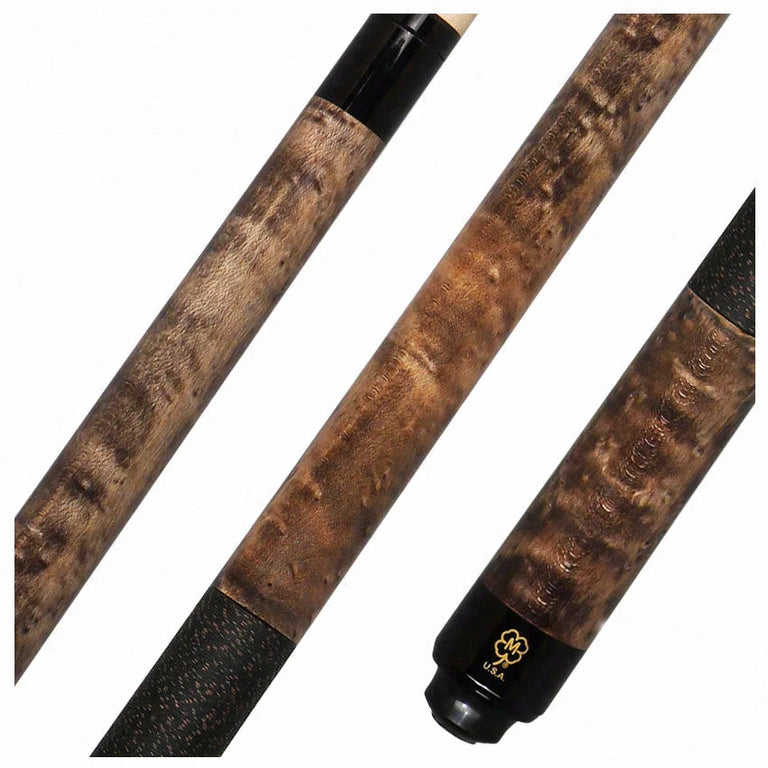 McDermott  GS Series Double Washed Gray and Natural Walnut Stained Birdseye Maple Pool Cue - GS07