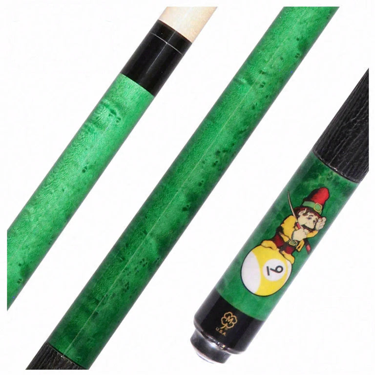 McDermott Emerald Stained Maple Cue of the Month with Standard Maple Shaft