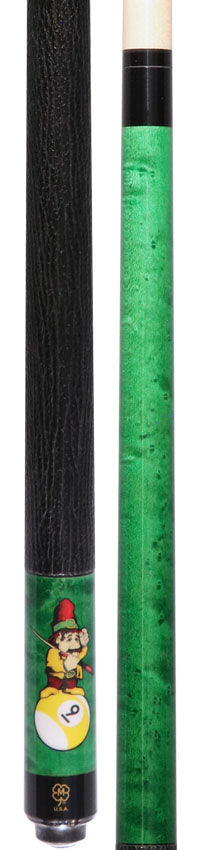 McDermott Emerald Stained Maple Cue of the Month with Standard Maple Shaft