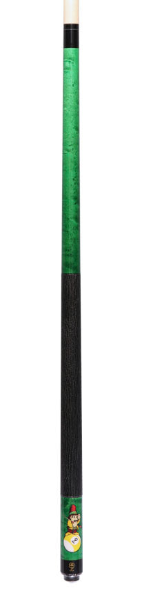 McDermott Emerald Stained Maple Cue of the Month with Standard Maple Shaft