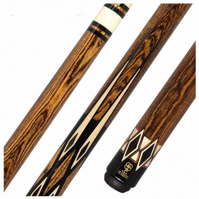 McDermott H Series Bocote and Maple No Wrap Pool Cue - H1351