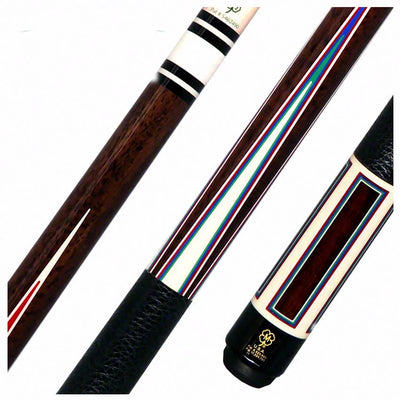 McDermott Rosewood Forearm with Bone Urethane Points Pool Cue - H1454