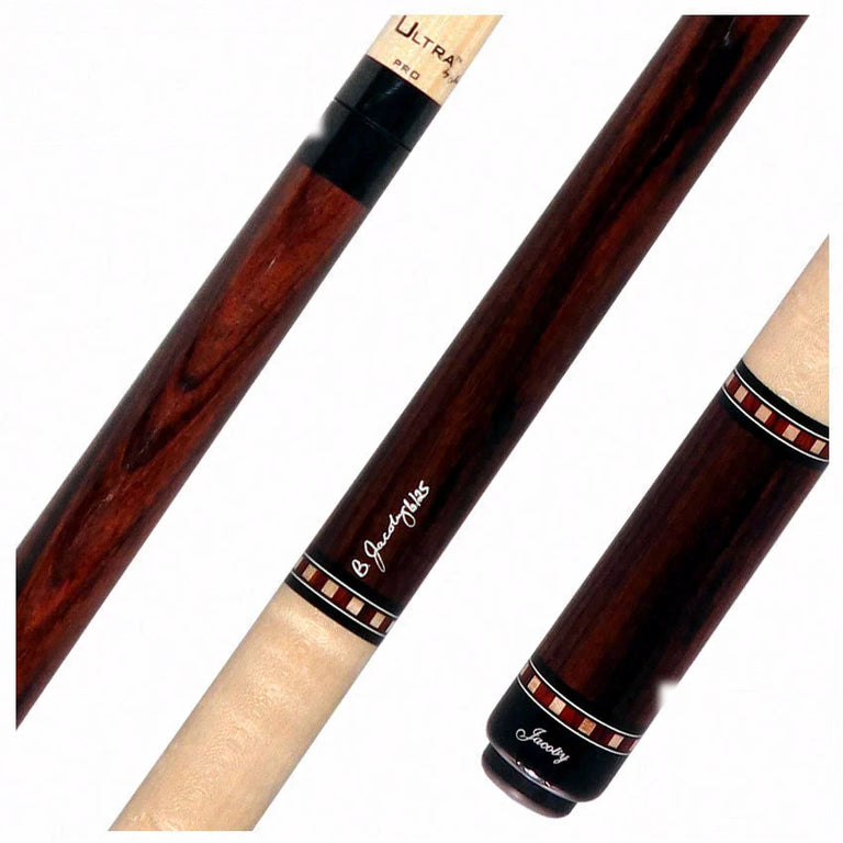 Jacoby HBV2 Series Ziricote with Birdseye Maple Wrap Pool Cue
