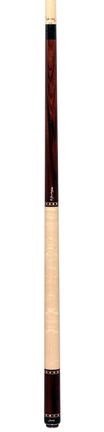 Jacoby HBV2 Series Ziricote with Birdseye Maple Wrap Pool Cue