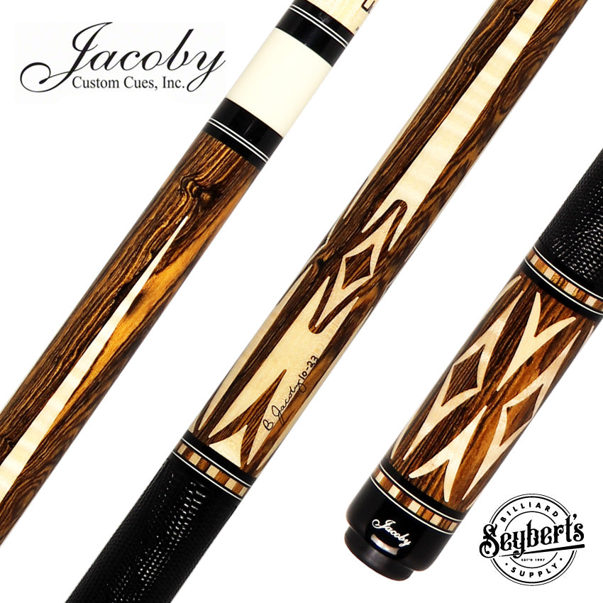 Jacoby Bocote with Curly Maple Point Cue - HB3 - Seybert's