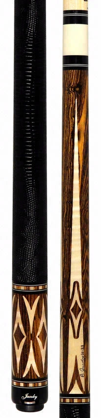 Jacoby Bocote with Curly Maple Point Cue - HB3