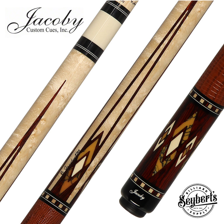 Jacoby Birdseye Maple Cocobolo Cue - HB4J