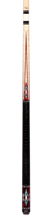Jacoby Custom Pool Cue | HB4T Cocobolo Leather Wrap - Seybert's
