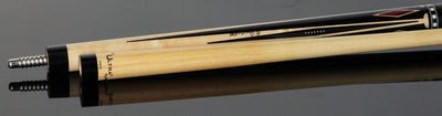 Jacoby HBV2 Series Birdseye Maple with Ebony Points and Bloody Jasper Inlays Pool Cue