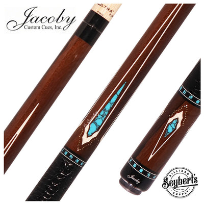 Jacoby Zircote Buffalo Turquoise Pool Cue - HB8