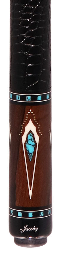 Jacoby Zircote Buffalo Turquoise Pool Cue - HB8