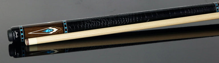 Jacoby Zircote Buffalo Turquoise Pool Cue - HB8