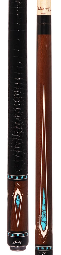 Jacoby Zircote Buffalo Turquoise Pool Cue - HB8