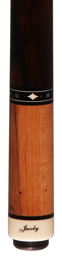 Jacoby Heritage Collection Spalted Maple Forearm with Ziricote No Wrap Pool Cue