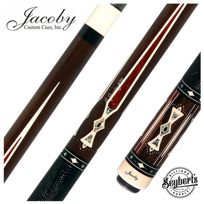 Jacoby Heritage Collection Ziricote with Cocobolo Points and Abalone Inlays Pool Cue