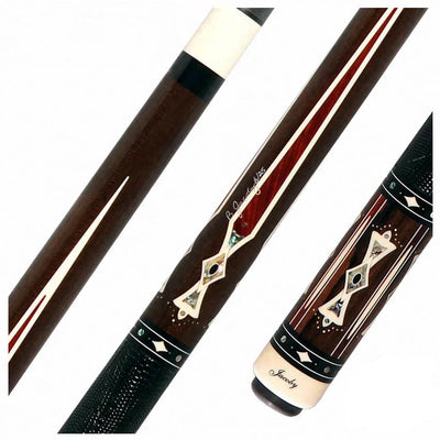 Jacoby Heritage Collection Ziricote with Cocobolo Points and Abalone Inlays Pool Cue
