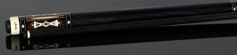 Jacoby Heritage Collection Ziricote with Cocobolo Points and Abalone Inlays Pool Cue