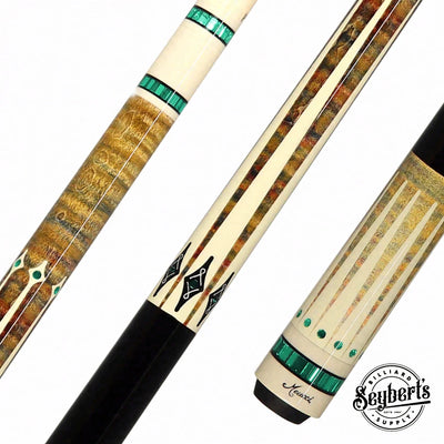 Meucci Hi Pro 3 Grey Wash Stained Pool Cue with Pro Shaft- HP03