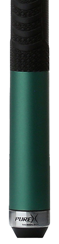 Pure X Matte Emerald Green Pool Cue with MZ Sport Grip Wrap