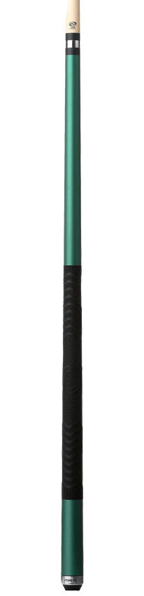 Pure X Matte Emerald Green Pool Cue with MZ Sport Grip Wrap