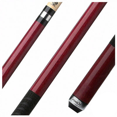 Pure X Purple Heart Pool Cue with MZ Sport Grip Wrap