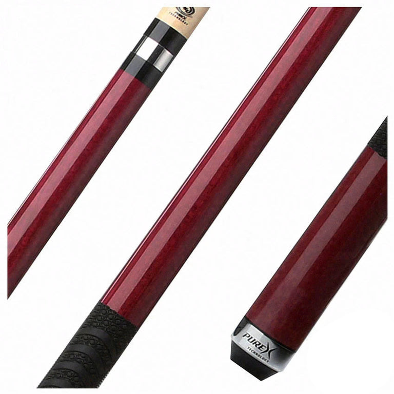 Pure X Purple Heart Pool Cue with MZ Sport Grip Wrap