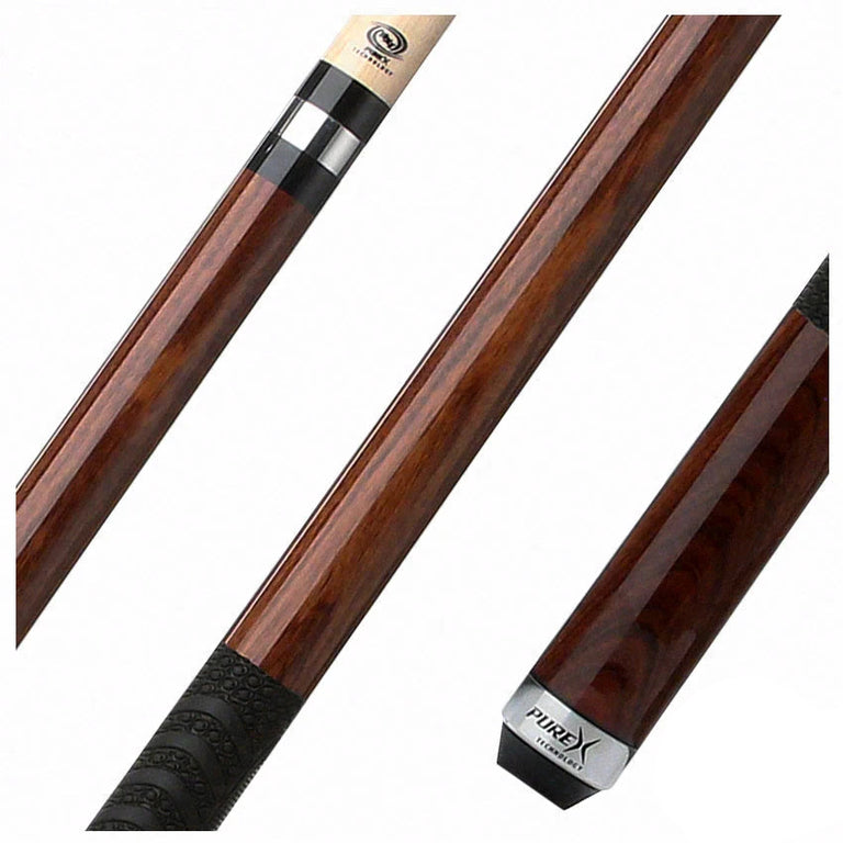 Pure X Exotic Rosewood Pool Cue with MZ Sport Grip Wrap