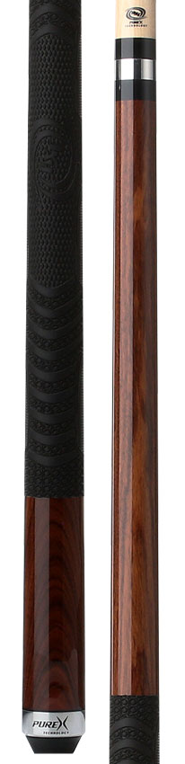 Pure X Exotic Rosewood Pool Cue with MZ Sport Grip Wrap