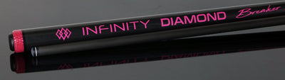 Infinity Diamond Breaker Carbon Fiber Break Cue - Pink